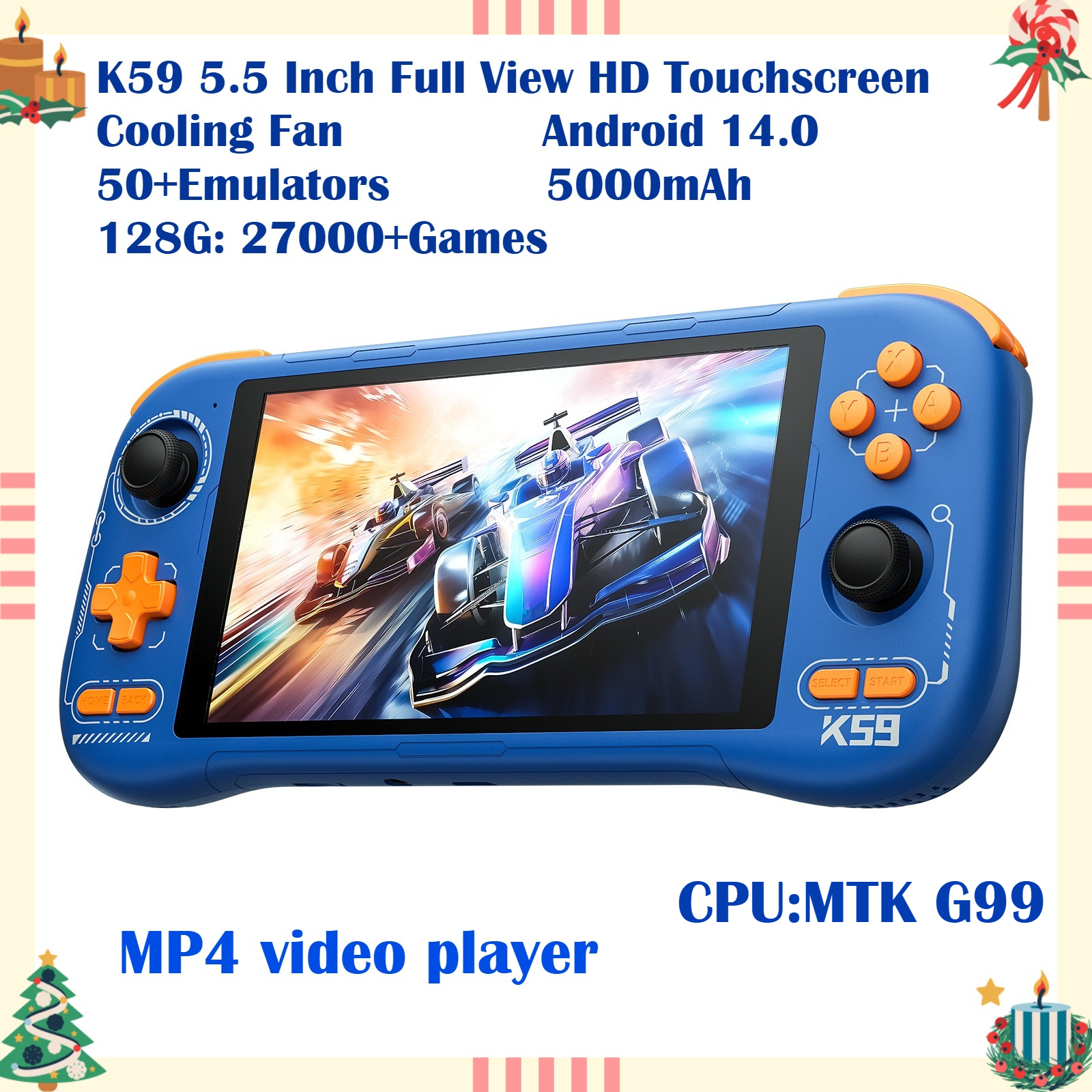 Retro Gaming Mobile - K59 Pro Android 14 Handheld Game