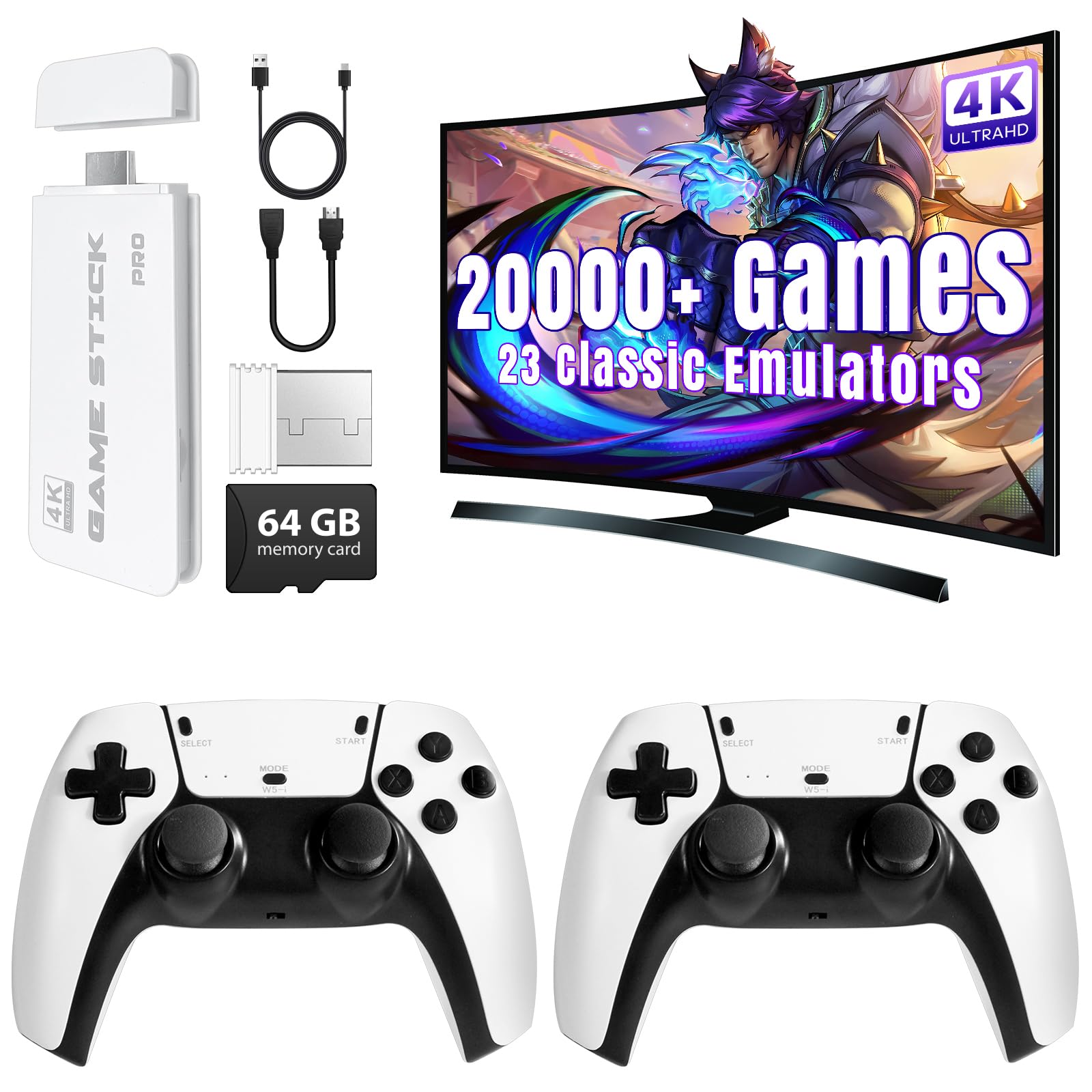 Retro Gaming With Projector - 2025 LDK Retro Gaming Console 20000+