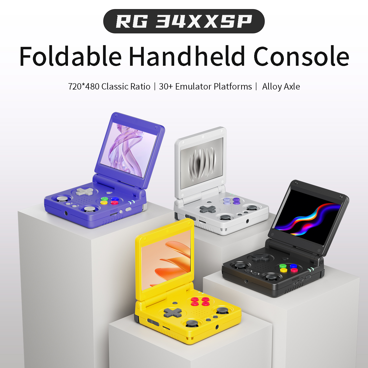 Anbernic RG34XXSP RG35XXSP Fli - Retro Gaming Images reseña y precio
