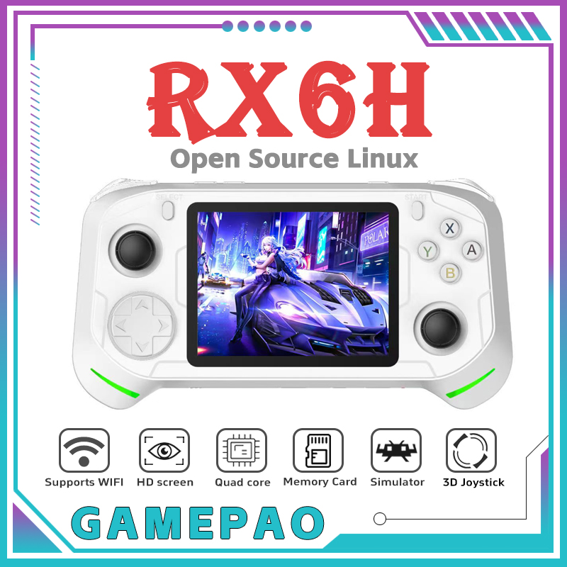 Open Source RX6H Retro Handhel - Retro Gaming Images reseña y precio