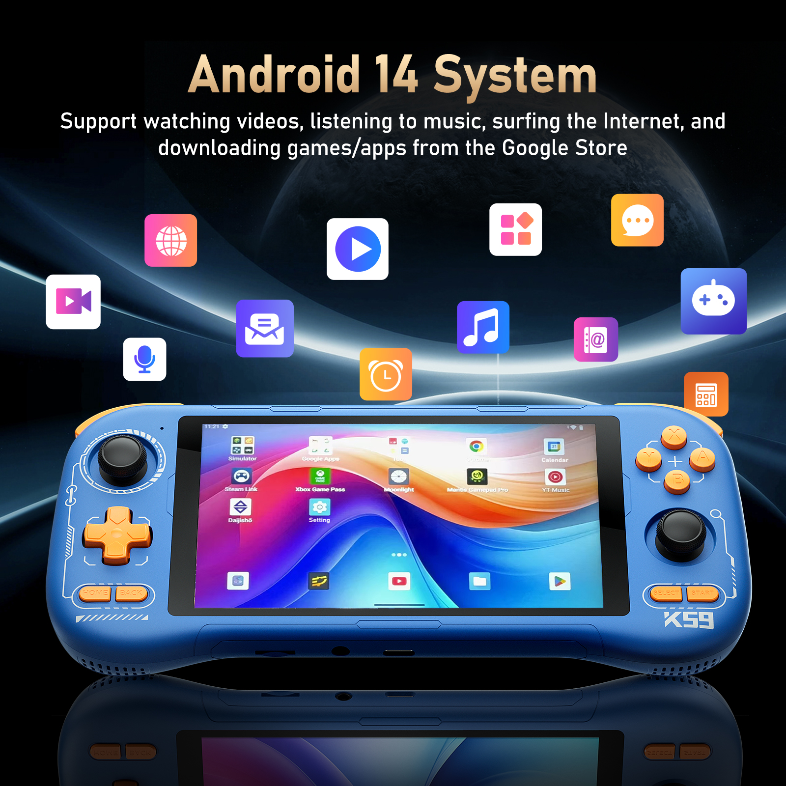 K59 Pro Android 14 Handheld Ga - Retro Gaming Mobile reseña y precio