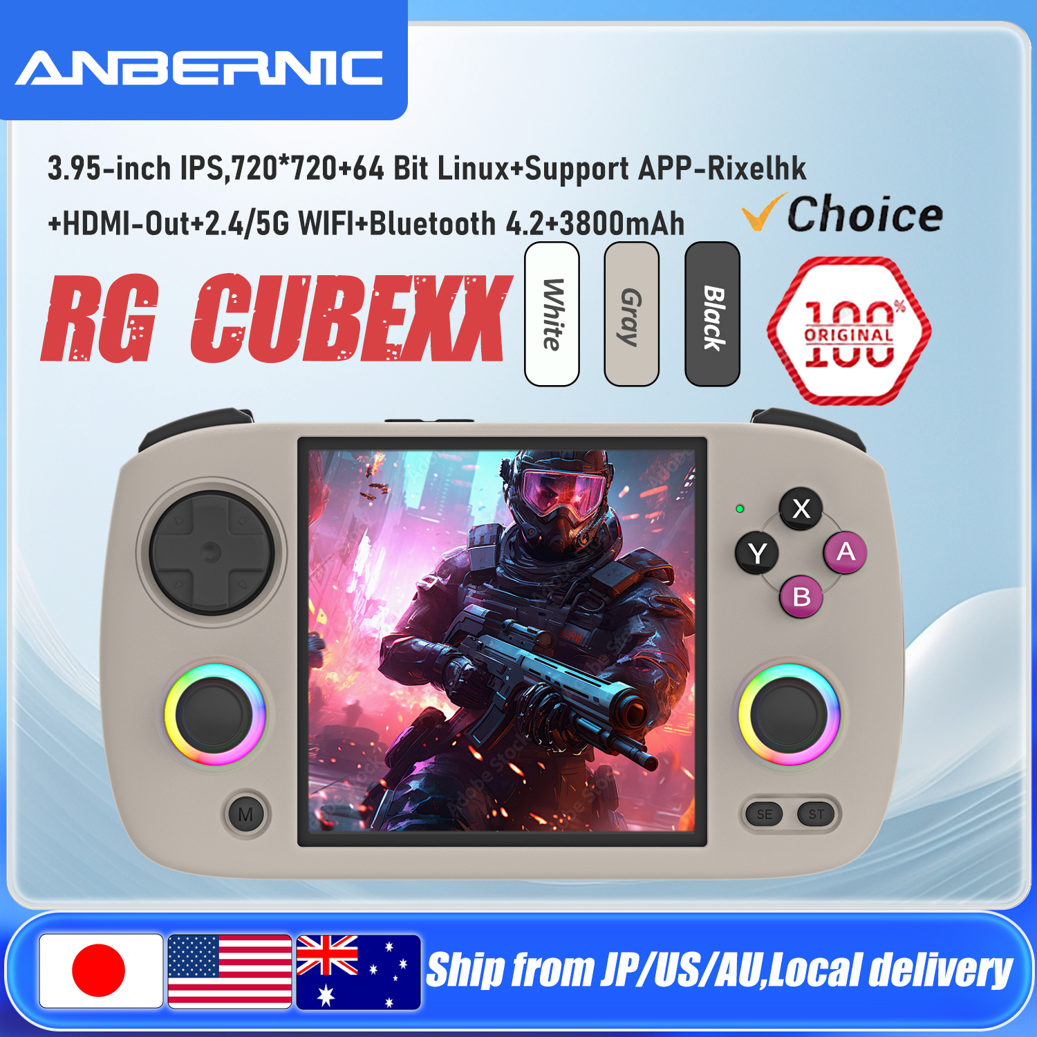 ANBERNIC RG CubeXX Handheld Ga - Retro Gaming Mobile reseña y precio