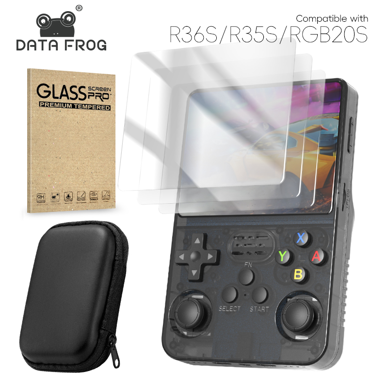 DATA FROG R36S Screen Protecto - Retro Gaming Images reseña y precio