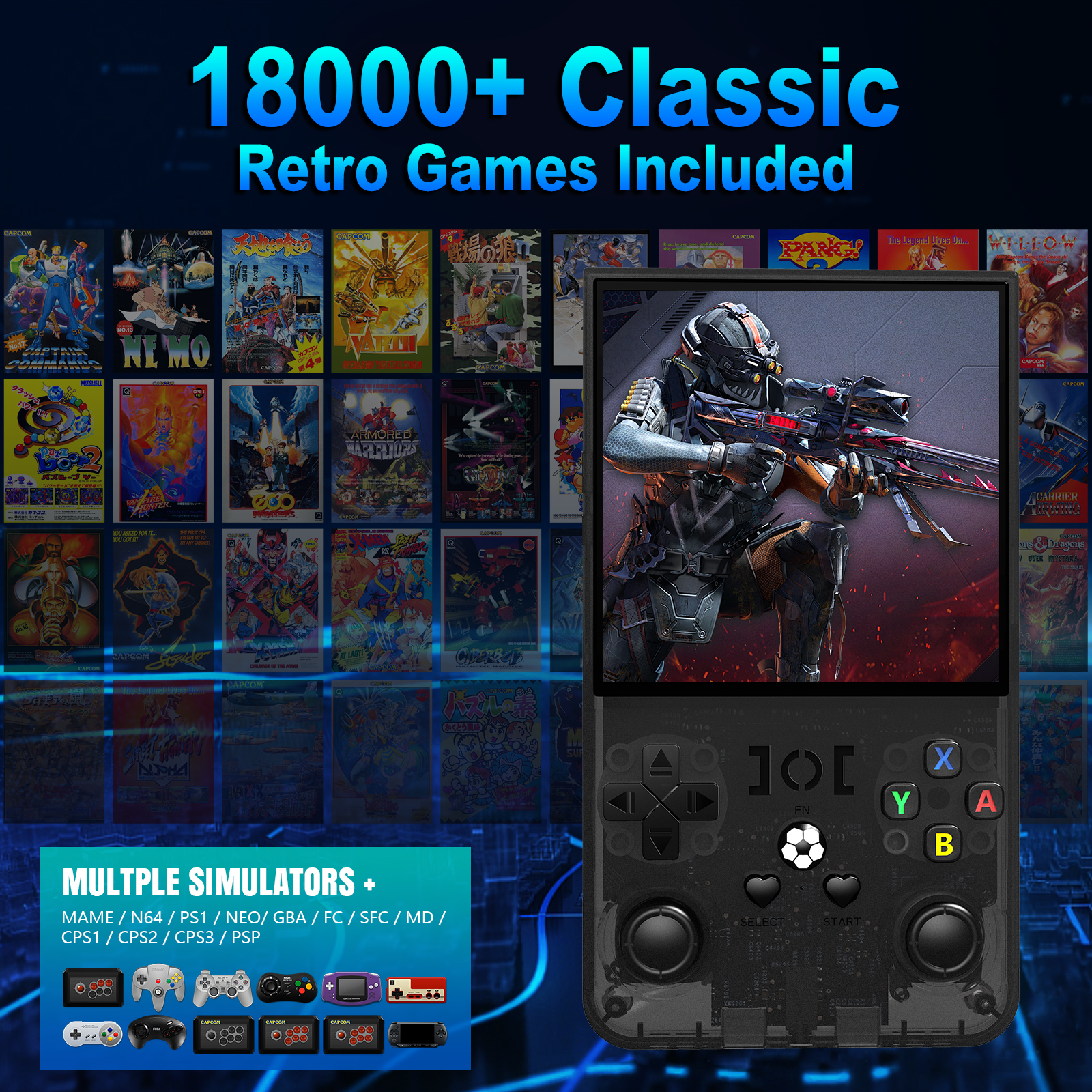 Open Source R36MAX Portable Vi - Retro Gaming Mobile reseña y precio