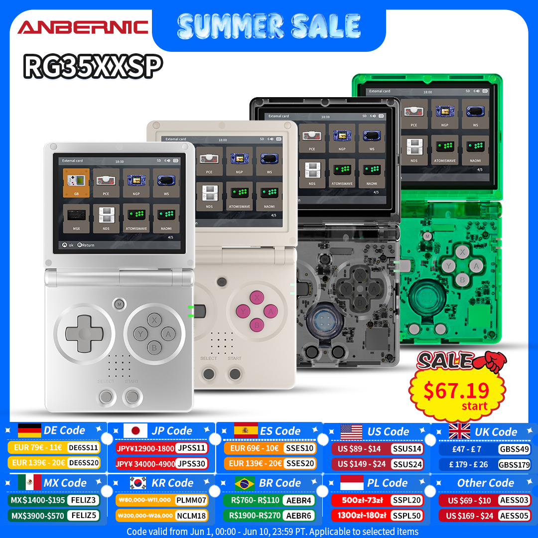 Anbernic RG35XXSP Retro Flip H - Retro Gaming Mobile reseña y precio