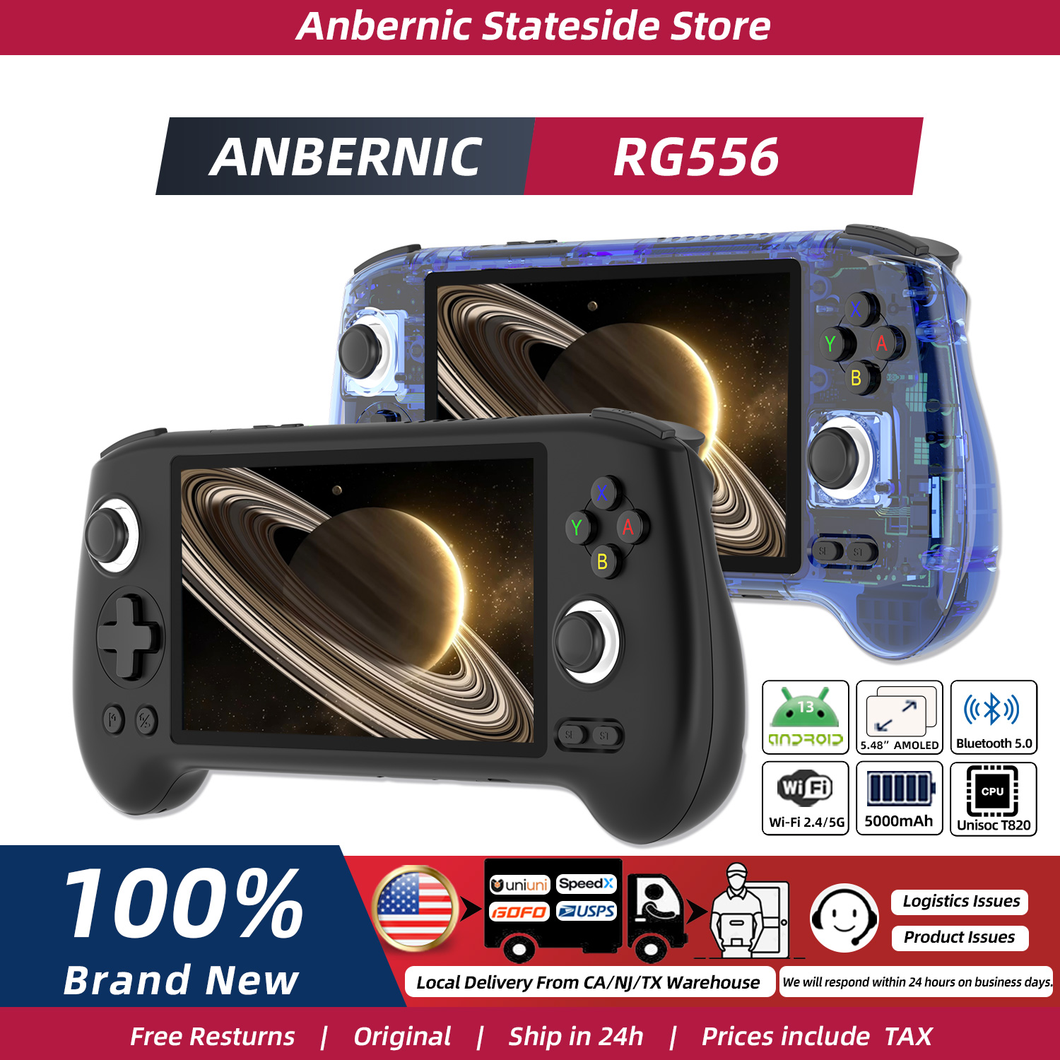 ANBERNIC RG556 Retro Handheld  - Retro Gaming Images reseña y precio