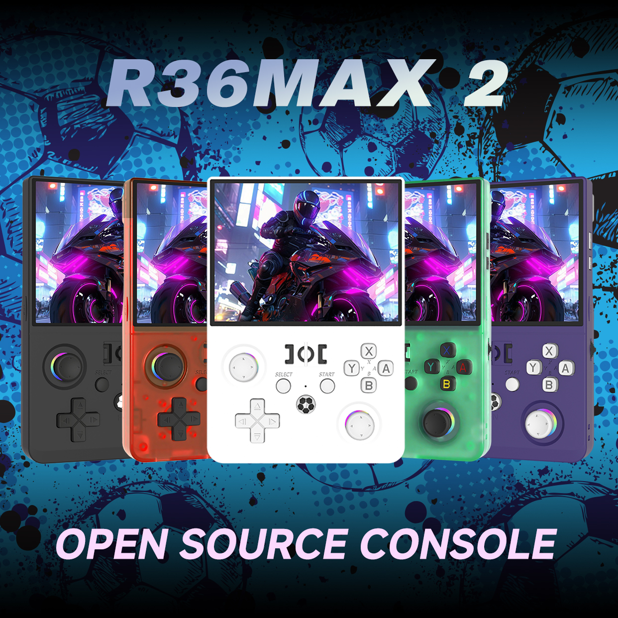 R36 Max2 Linux System Handheld - Retro Gaming Images reseña y precio