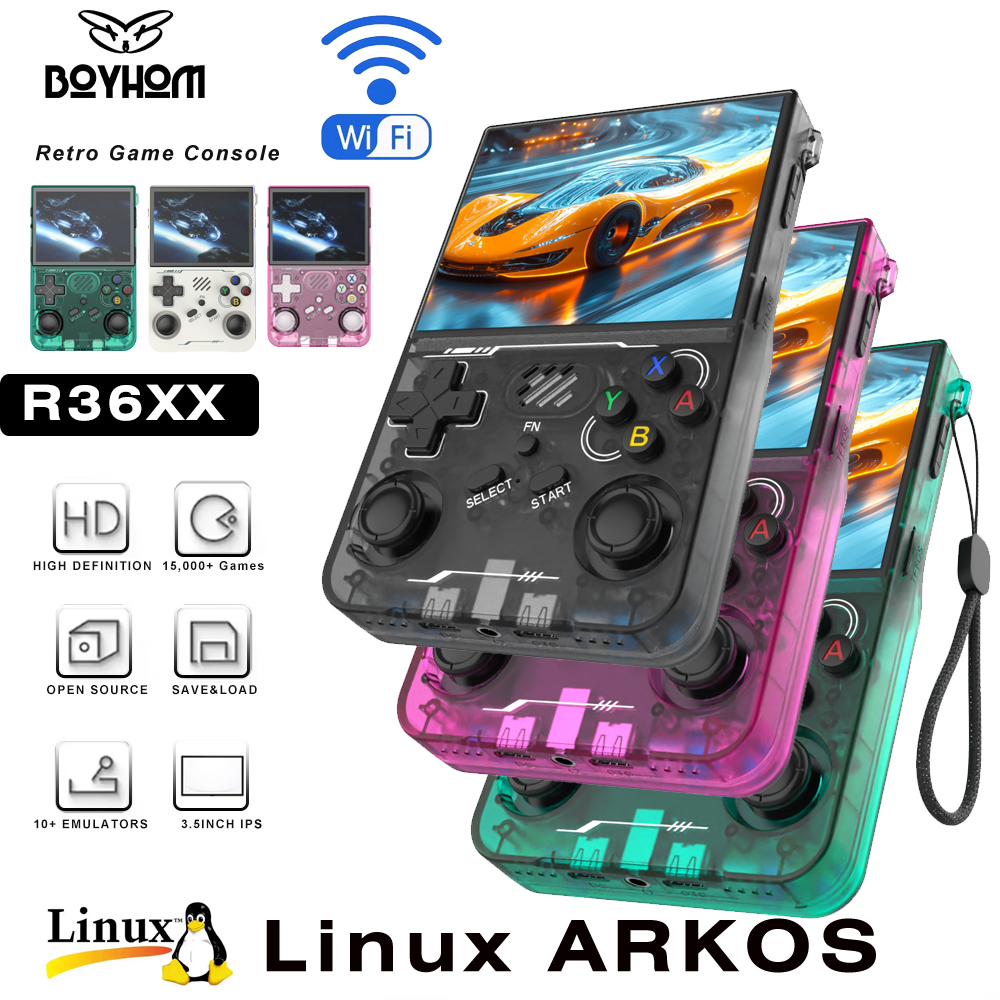 BOYHOM 256G R36XX Hand-held Ga - Retro Gaming Images reseña y precio