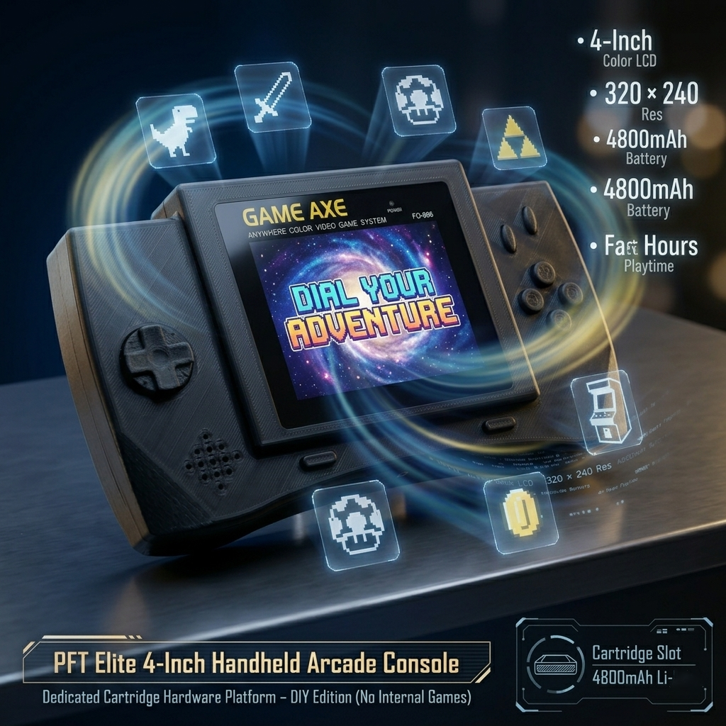 PFT Elite 4-Inch Handheld Arca - Retro Gaming Handheld Console reseña y precio