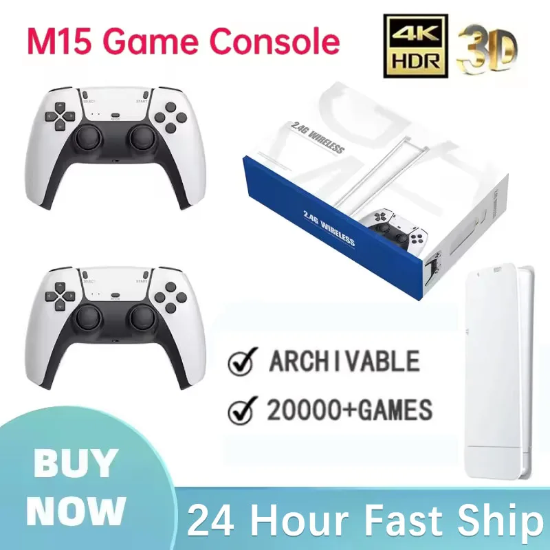 Wireless Gamepads M15 Game Sti - Retro Gaming Handheld Console reseña y precio
