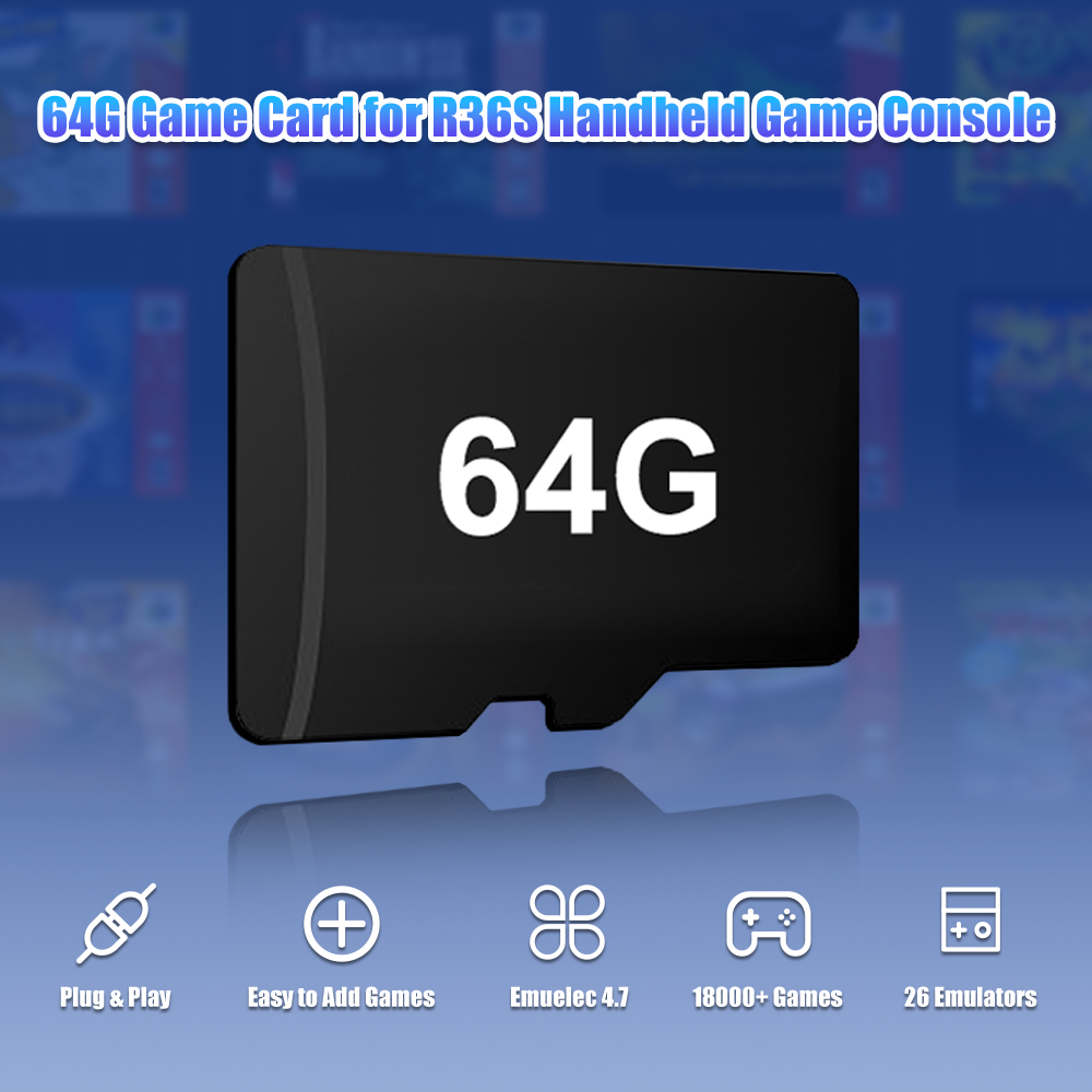64G Game TF Card for R36S Vide - Retro Gaming Handheld Console reseña y precio
