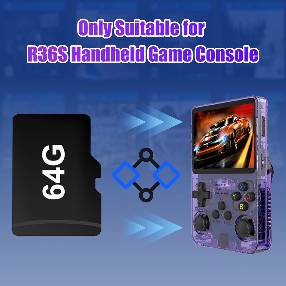 64G Game TF Card for R36S Vide - Retro Gaming Handheld Console reseña y precio