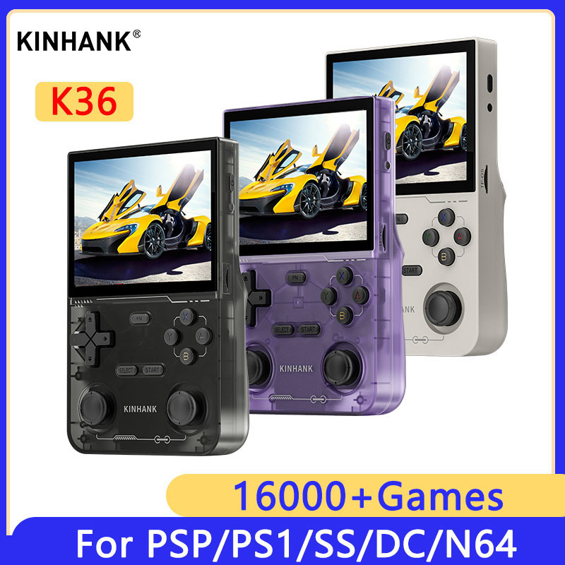 KINHANK K36 Retro Handheld Vid - Retro Gaming Images reseña y precio