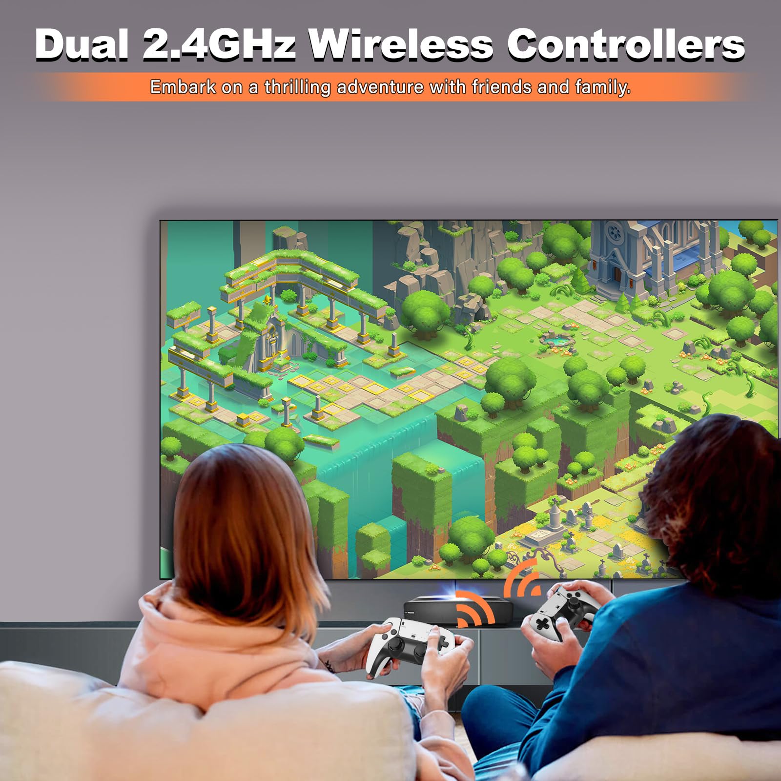 2025 LDK Retro Gaming Console  - Retro Gaming With Projector reseña y precio