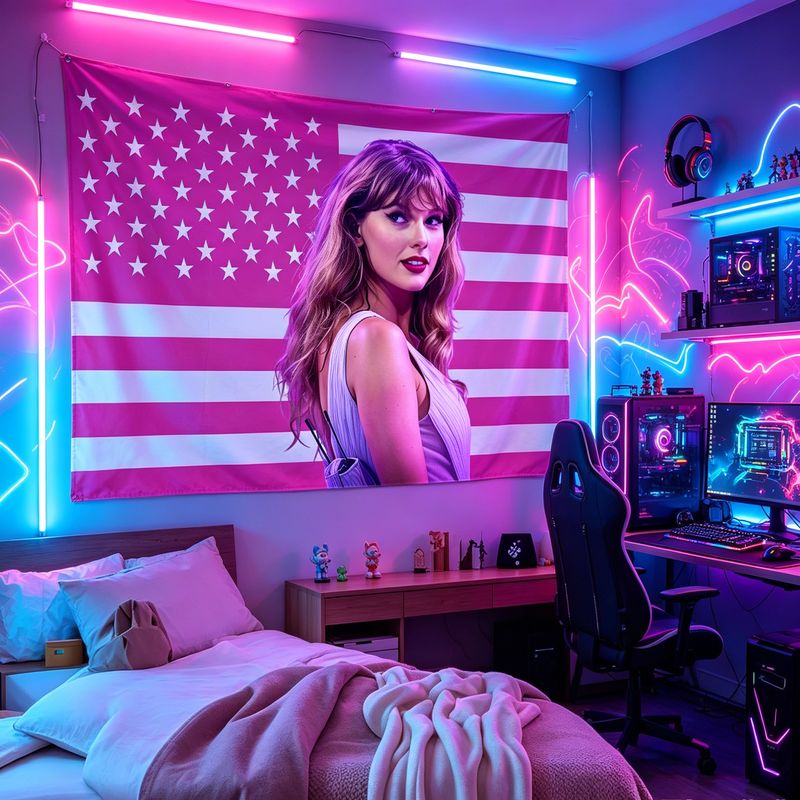 VIKAMA American Flag Female Si - Retro Gaming Aesthetic reseña y precio