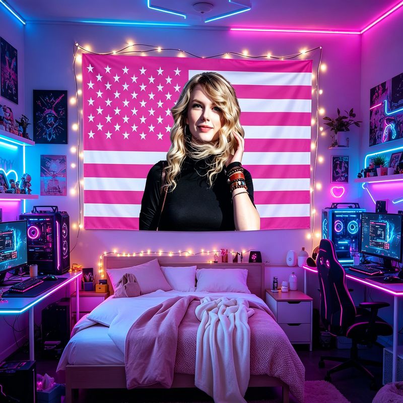 VIKAMA American Flag Female Si - Retro Gaming Aesthetic reseña y precio