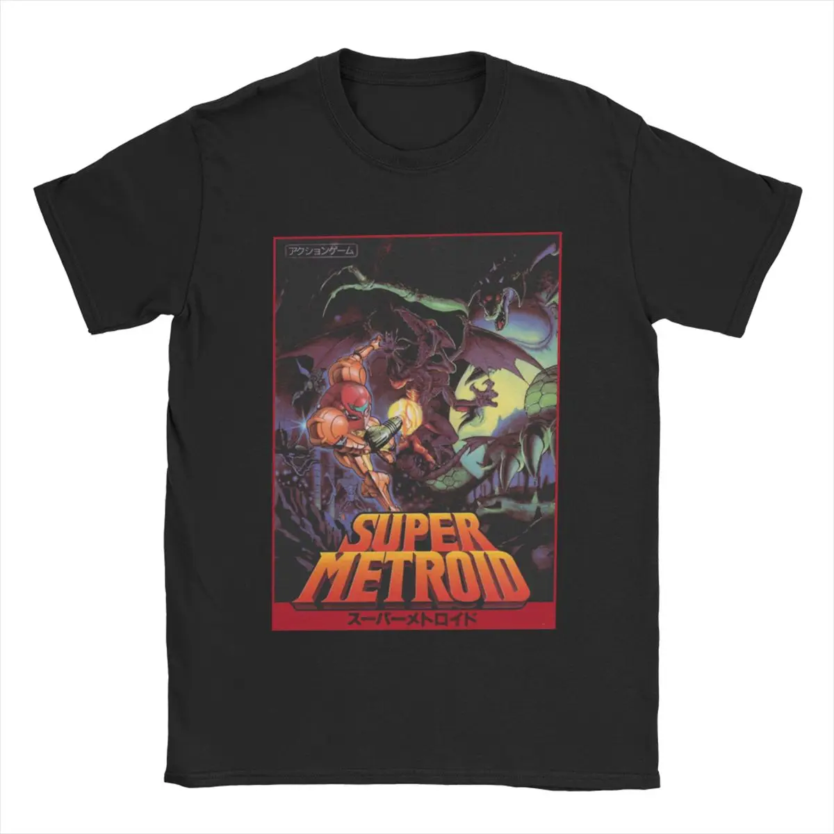 2025 New Super Metroid T-Shirt - Retro Gaming Aesthetic reseña y precio