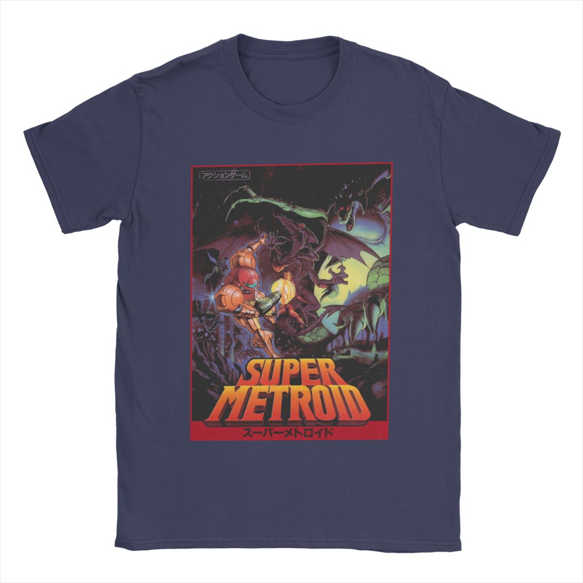2025 New Super Metroid T-Shirt - Retro Gaming Aesthetic reseña y precio