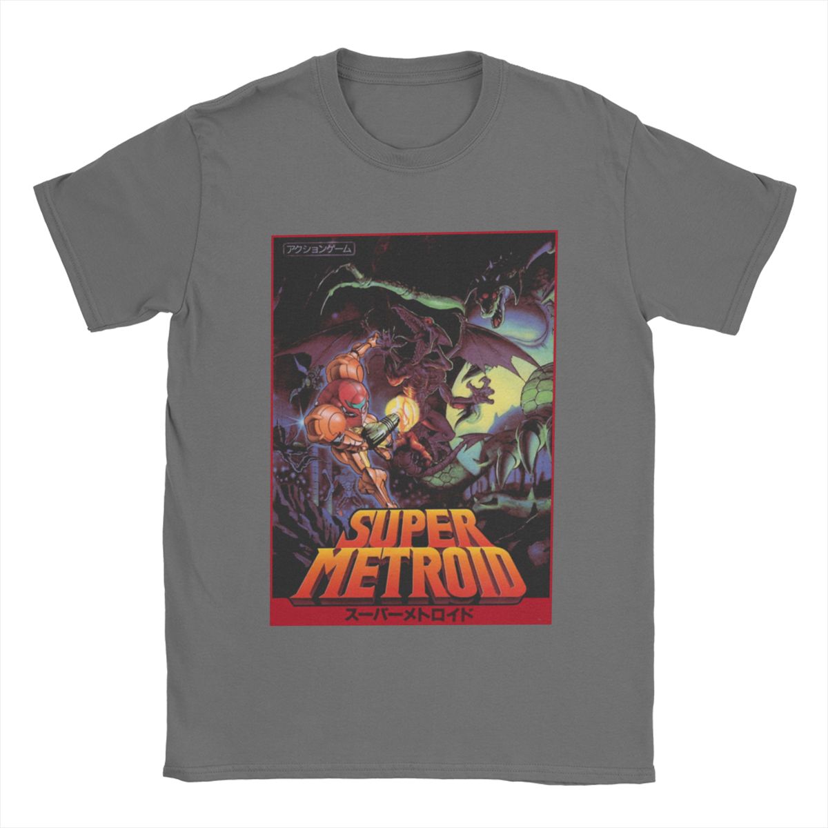 2025 New Super Metroid T-Shirt - Retro Gaming Aesthetic reseña y precio