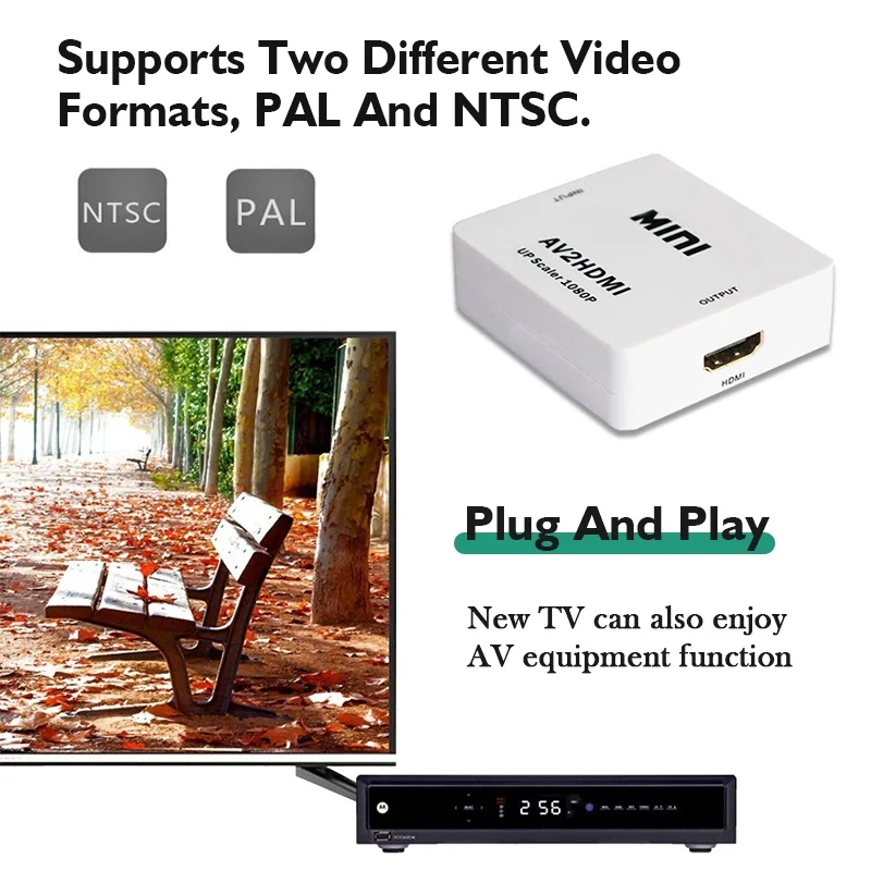 AV RCA to HDMI Converter 1080P - Retro Gaming With Projector reseña y precio
