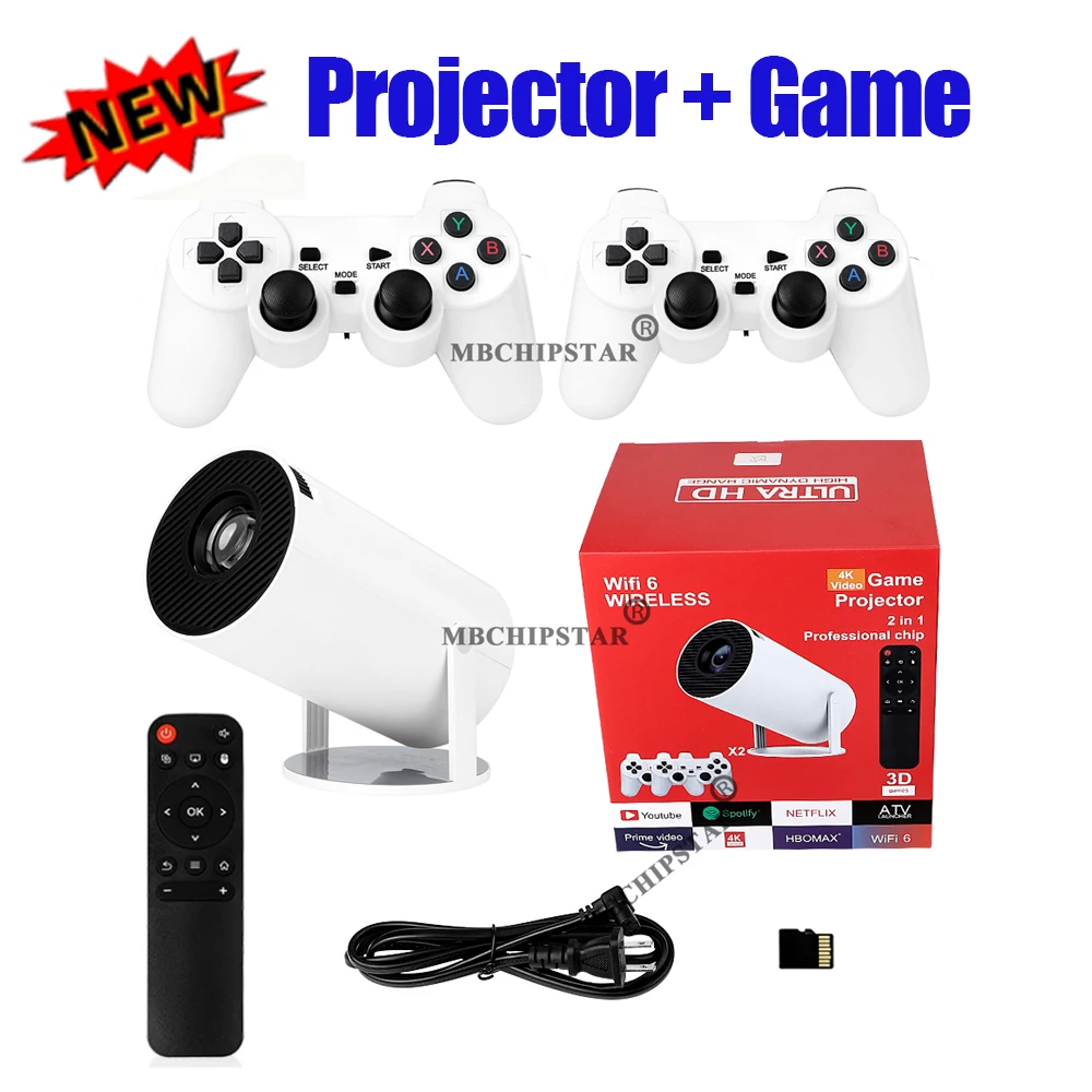 H90PRO 4K Gaming Projector 190 - Retro Gaming With Projector reseña y precio