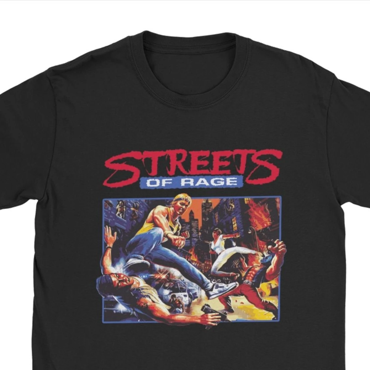 Men Streets Of Rage T Shirts R - Retro Gaming Aesthetic reseña y precio