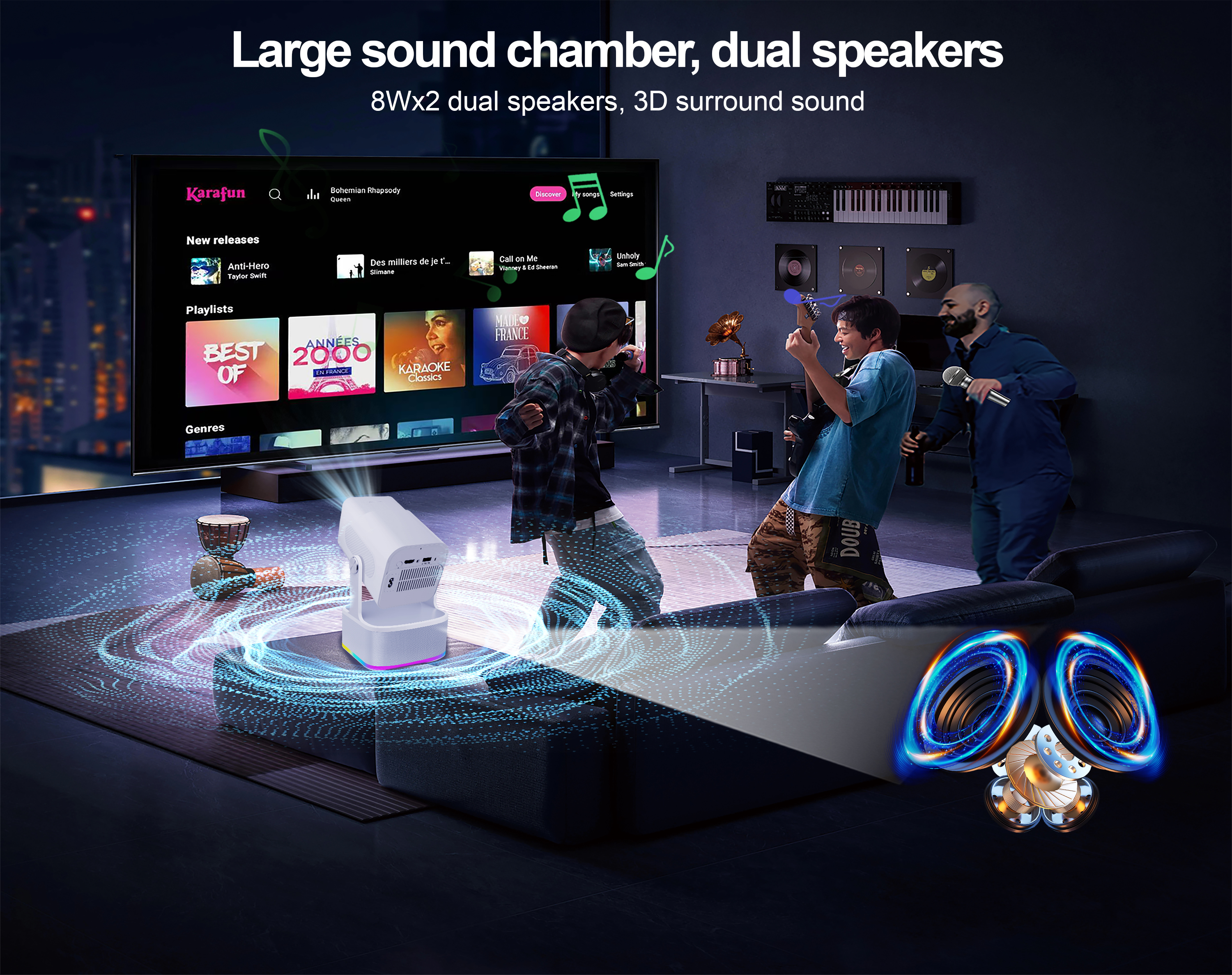 New Zoku HCS350PLUS Android Ga - Retro Gaming With Projector reseña y precio